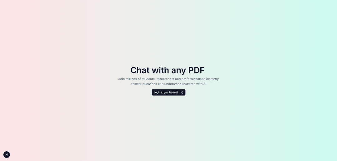 AI PDF Chat Application